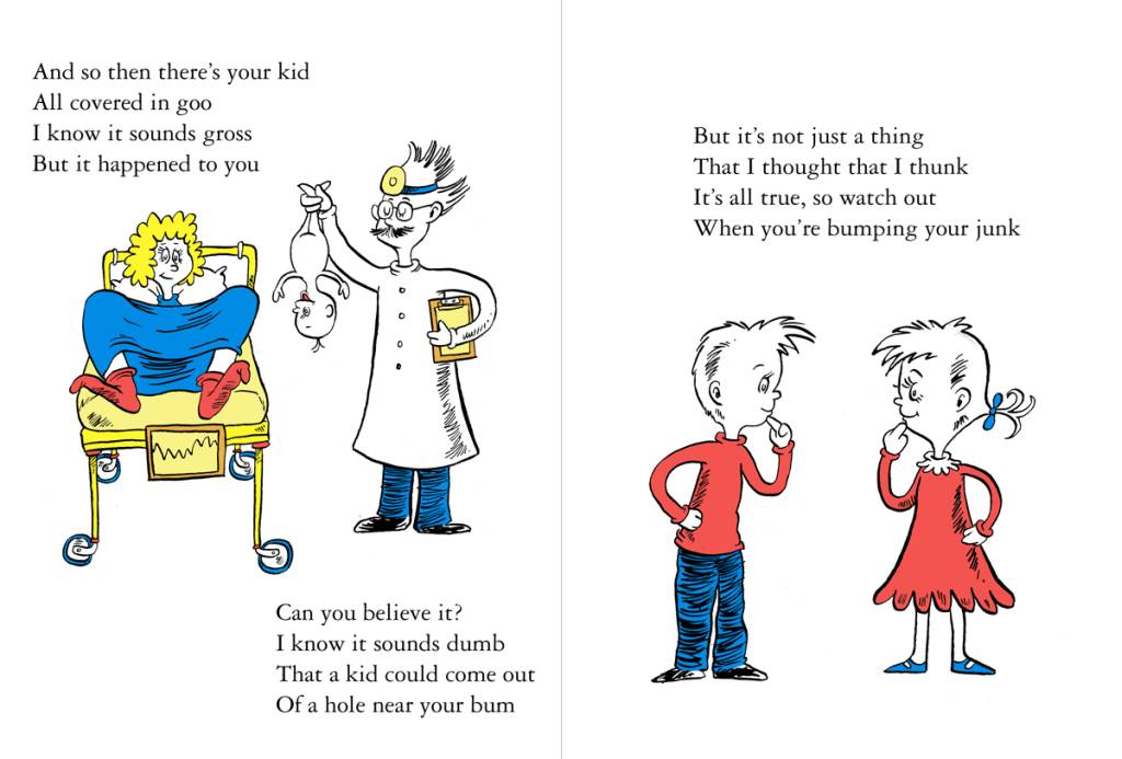 Simon Greiner’s Dr Seuss Style Sex Ed Book ‘now That Your Big